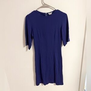 miu miu purple shift dress
